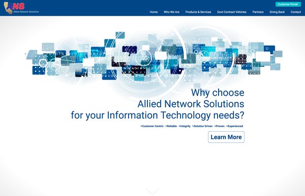 Allied Network Solutions website