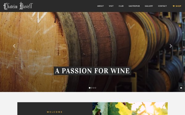 Chateau Davell website