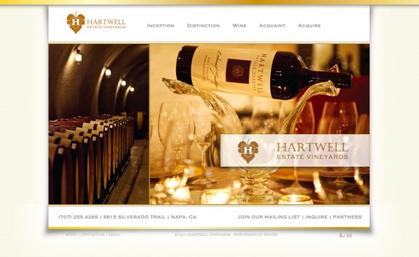 Hartwell Estate Vineyards website