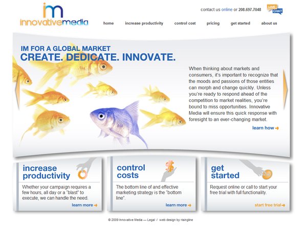 Innovative Media website