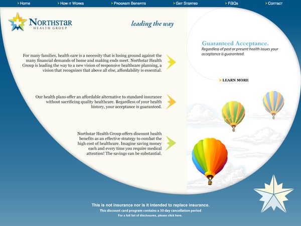 Northstar Health Group website