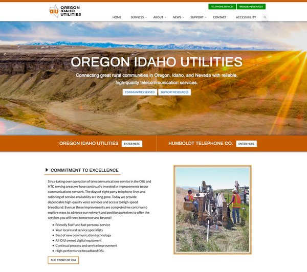 Oregon-Idaho Utilities website