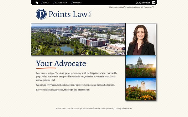 Points Law website