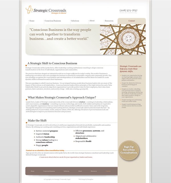 Strategic Crossroads website